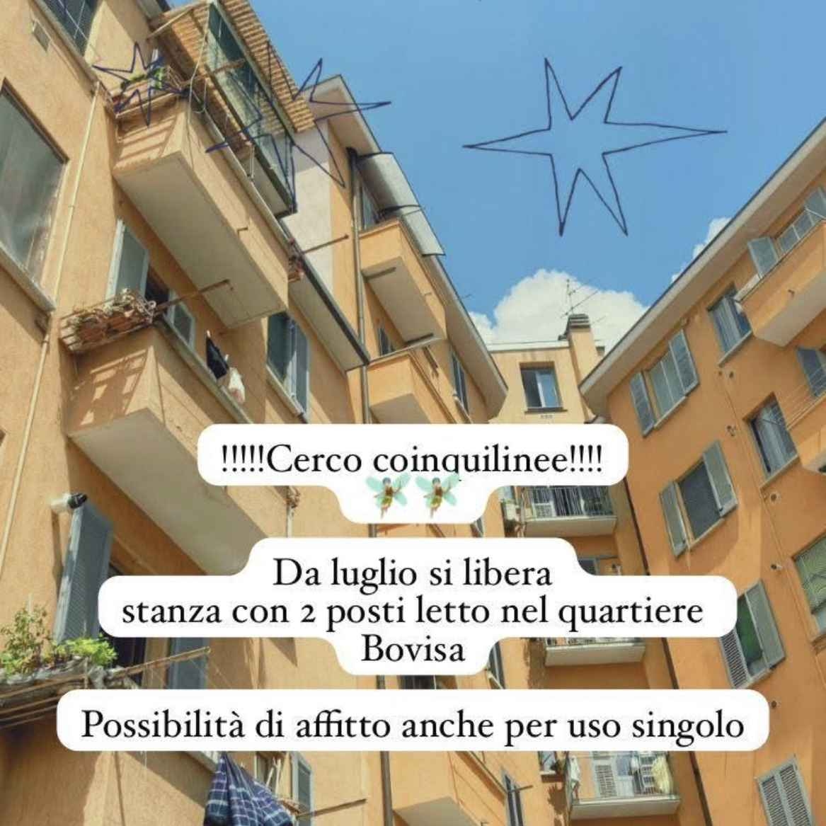 Immagine principale: ⭐️⭐️LIBERA DA LUGLIO STANZA DOPPIA BOVISA (possibilitá dj affitto anche per uso singolo)  ⭐️⭐️